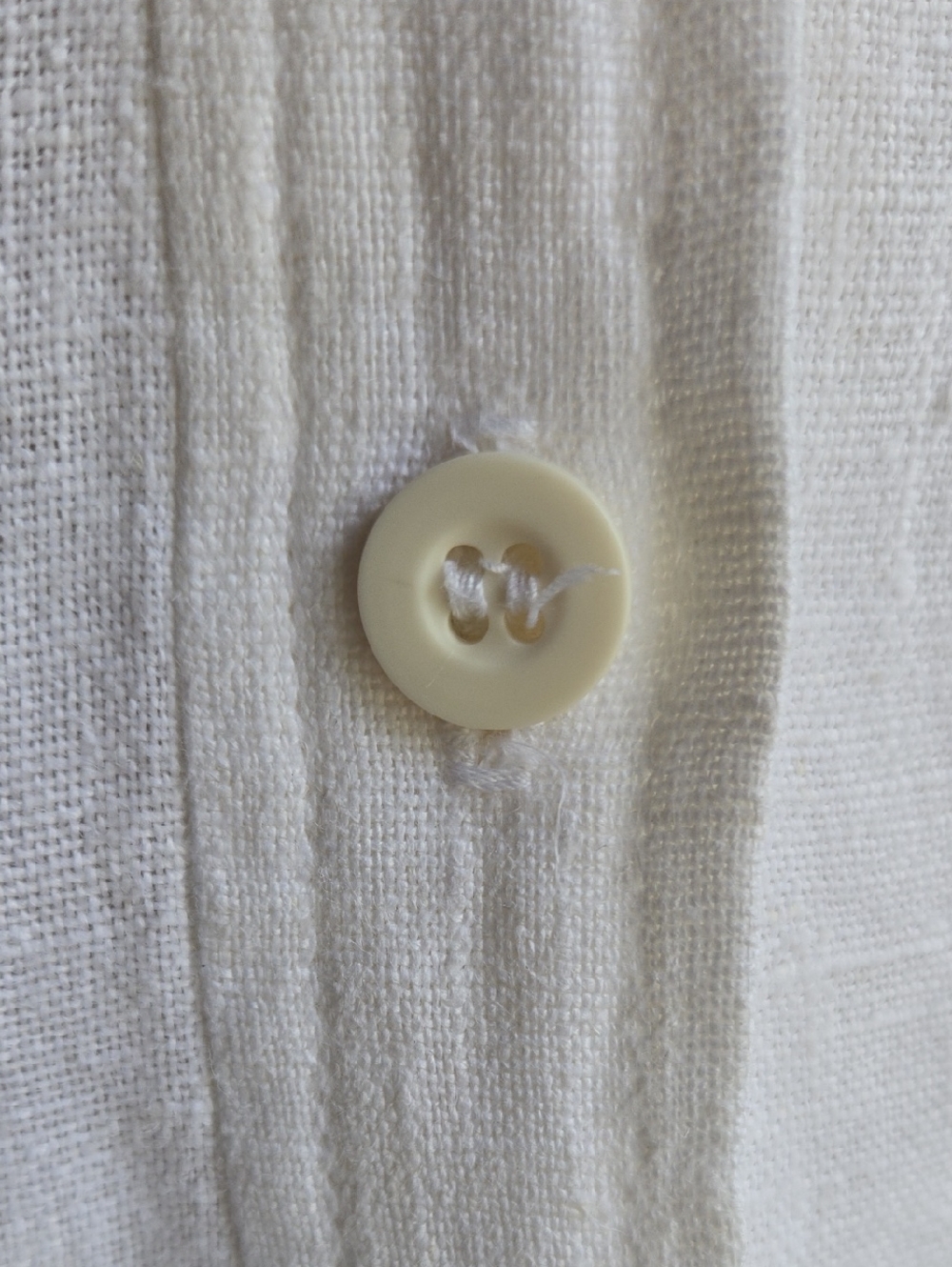 For Joseph Off White Linen Maxi Shirt Dress Size Medium - Picture 6 of 12